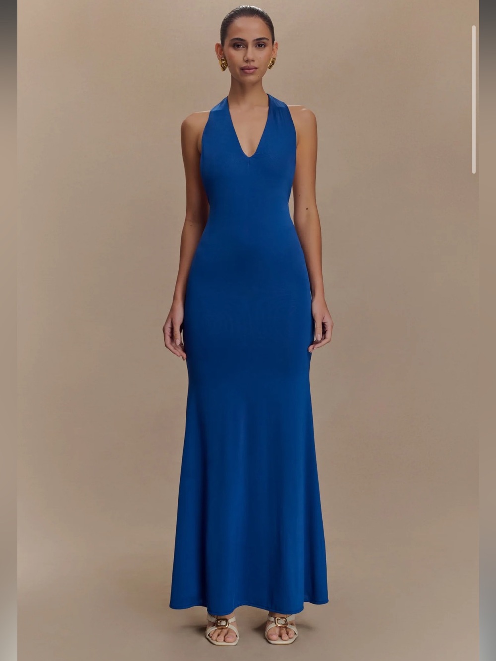 Meshki Elke Slinky V Neck Dress